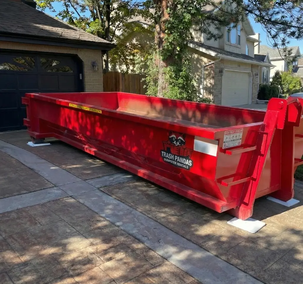 7 Yard Dirt & Concrete Box roll-off container